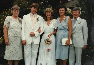 With Betty and Wilf and Val