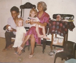 Melba with the girls